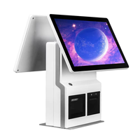 Nouveaux systèmes de point de vente Android 11, écran tactile de 14 pouces, épaisseur mince, tout-en-un, caisse enregistreuse, imprimante intégrée de 80 mm, terminal de paiement