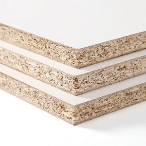 16mm 18mm melamine phải đối mặt với ván dăm 4x8 Trắng melamine phải đối mặt với ván dăm cho tủ bếp - Product Image 1