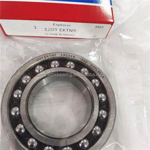 45X85X19 Hoge Precisie Zelfrichtende Kogellager 111209 Versnellingsbak Lager 1209 Tapered Beariing <span class=keywords><strong>1209K</strong></span> Lager - Product Image 2