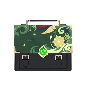 Personalizado Genshin Impact itabag Jk uniforme Lolita Cambridge bolso Pu bolso portátil Stachelbags Crossbody mochila Impresión de dibujos animados - Product Image 4