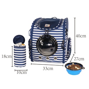 Customized Breathable Foldable Soft Sided Mesh Outdoor Pet Carrying Dog <b>Cat</b> <b>Carrier</b> For Dogs <b>Cats</b> Travel <b>Bag</b> - Product Image 5
