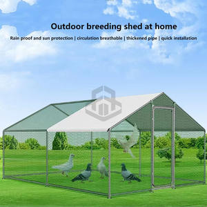 Grosir kandang ayam kualitas tinggi dengan kerai, 4x3x2m mudah dirakit kandang ayam kandang hewan peliharaan - Product Image 5