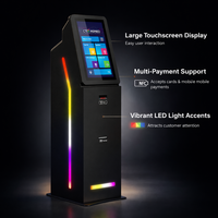 Borne de libre-service pour supermarché, kiosque à écran tactile, guichet automatique à écran tactile pour centre commercial et services financiers