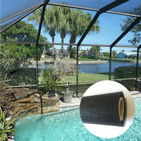 Moustiquaire en fibre de verre 20x20, écran de protection anti-insectes pour patio et piscine, idéal pour hôtels