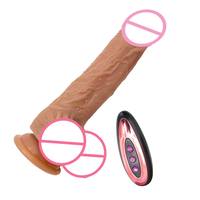 Dildo vibrant en TPE de 8,4 pouces, jouets sexuels bon marché pour femmes, 7 modes, jouets pour adultes, nouveauté, fabriqué en silicone liquide, dildo géant