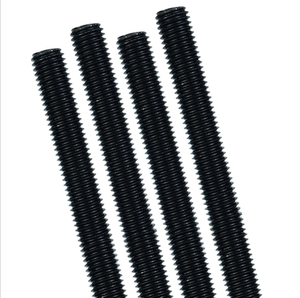 Tige filetée en acier à haute teneur en carbone galvanisé noir M6 - Product Image 5