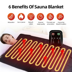 Btws Couverture chauffante en cuir PU de haute qualité à 1 zone de chauffe, sac de sauna, tapis de beauté pour la perte de poids - Product Image 2