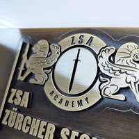 Plaque de nom gravée au laser en laiton doré, plaques de nom en cuivre, plaque en laiton métallique