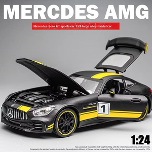 Jouet en alliage moulé sous pression 1:24 Benz AMG GTR Sports Car Sound Light Pullback avec décoration Collection <span class=keywords><strong>Metal</strong></span> Model - Product Image 2