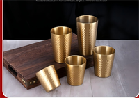 Gobelets en acier inoxydable à double paroi réutilisables pour le camping en plein air de qualité supérieure tasses en acier à double couche résistantes à la chaleur pour le café