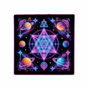 Tappetino Antiscivolo per Mahjong in Ametista, Copertura per Tavolo <span class=keywords><strong>da</strong></span> Gioco con Tonalità Gioiello, Kit per Gioco Competitivo delle Tessere - Product Image 5