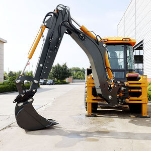 รถตักล้อยางตักหน้าตักหลัง ดีเซล 4x4 รถแทรกเตอร์ขุดดินจากจีน น้ำหนัก 2500 กก. เครื่องยนต์ YUCHAI 190 องศา - Product Image 2