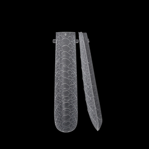 Square 3D Snake Effect <b>Nail</b> Dual Forms Plastic Gel <b>Extension</b> Mold Tips for <b>Nail</b> Suppliers - Product Image 1