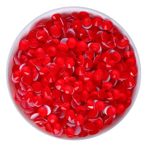 Rhinestones ronds en verre à fond plat de la série fluorescente en gros pour la décoration des ongles, accessoires de bricolage, strass étincelants - Product Image 3