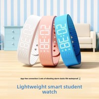 Montre connectée T5C FD68S avec bracelet en silicone, écran couleur rond, musique, météo, podomètre, suivi d'activité