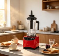 Mixeur Robuste 2 Vitesses 400W >3L Multifonctionnel 4 Lames pour Glace Pilée et Broyage Total