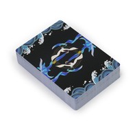 Promotion de cartes à jouer en papier personnalisées moins chères de haute qualité avec boîte en plastique