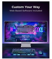 GravaStar Mercury V75 HE 75% Wired Hall Effect Magnetic Gaming Keyboard 8K Hz 0.005mm Rapid Trigger RGB Hot Swappable for Gaming