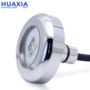 ไฟใต้น้ำสำหรับสระว่ายน้ำขนาดเล็ก 62 มม. รุ่น Vinyl Fiber Liner RGBW 9W 316SS LED สำหรับสระว่ายน้ำ - Product Image 3