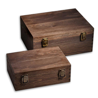 Boîte en bois rétro personnalisée à prix abordable avec logo, emballage cadeau, boîte à thé en bois, boîte cadeau pour portefeuille