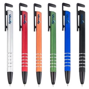 Promosyon <span class=keywords><strong>3</strong></span> in 1 alüminyum Stylus cep telefon standı Metal tükenmez kalem MSD003 promosyon hediyeler Stylus i-standı Metal tükenmez kalem - Product Image 1
