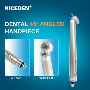 Высококачественное высокоскоростное наконечник на 45 градусов, светодиодная задняя вытяжная кнопка, стоматологическое оборудование с 2/4 отверстиями - Product Image 6