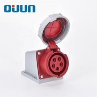 Soket dinding listrik industri IP67 tahan air 16 amp 5 Pin 220-380-415V material PA66 Harga bagus kualitas tinggi 1152
