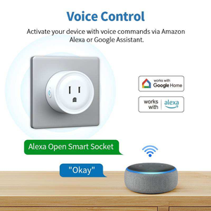 Ons Standaard Slimme Stopcontact Stekker Google Home Alexa Compatibel 10a 120V Mobiele App Voice Afstandsbediening 1a 5a Plastic Zigbee - Product Image 4