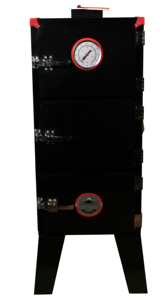 Ahumador Profesional de 3 Puertas con Termostato Integrado y Alta Eficiencia de Combustible para un Sabor Auténtico a Barbacoa - Product Image 2