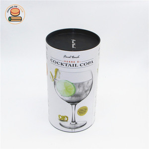 Tùy Chỉnh Composite Ống Giấy Với Bên Trong Cắm Nắp Đóng Dấu In Ấn Rượu Vang Gói Quà Tặng Giấy Chai Jar Bao Bì Tùy Chỉnh Nhãn - Product Image 4