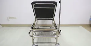 Thiết Bị Y Tế Thép Không Gỉ Của Nhãn Hiệu Di Động Bệnh Viện Sử Dụng Xe Cứu Thương <span class=keywords><strong>Gurney</strong></span> - Product Image 4