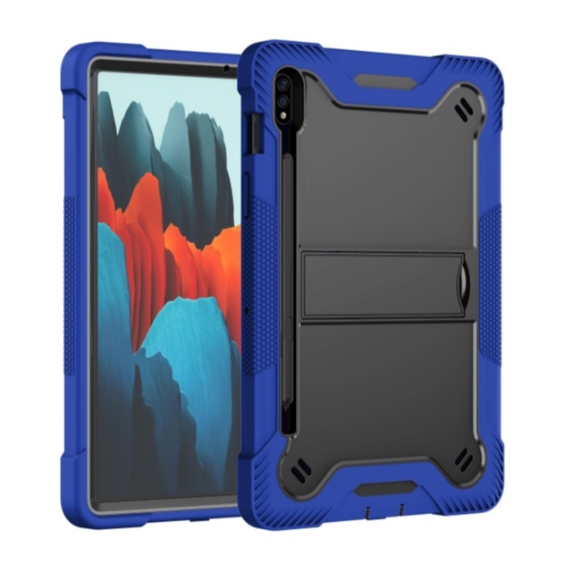 3 Layer Combo High Quality Built-in Kickstand Shockproof Rugged Tablet Case for Samsung Galaxy Tab S9 Ultra 14.6 Inch