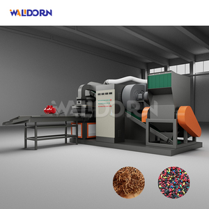 400kg/h High Productivity Automatic Cable <b>Granulator</b> for Copper & Aluminum Wire Recycling with Bearing Components - Product Image 3
