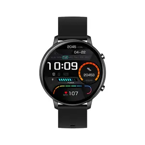 新款AMOLED显示屏IOS G28智能手表，带心率血压监测IP67防水磁性充电硅胶带 - Product Image 6