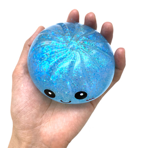 8.5cm Rare Ones <b>Glitter</b> Squishy Dumpling Gold Purple Blue Pink <b>Red</b> <b>Glitter</b> Squeeze Steamed Bun for Sensory Stress Relief Toy - Product Image 4