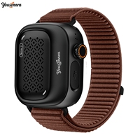 Yousonnra Haut-parleur de poignet robuste et durable, étanche IP69K, bracelet résistant à la chaleur, appairage TWS, réponse en une touche, contrôle de la caméra, 20H