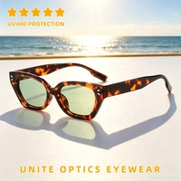 Lunettes de soleil œil-de-chat rétro pour femmes, nouvelle collection, tendance, style vintage, protection UV, petite taille, personnalisables avec logo, faible MOQ