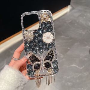 Cover di Lusso con Diamanti 3D Scintillanti Serie Artigianale per iPhone <span class=keywords><strong>Xr</strong></span> X Xs Max 7 8 11 12 13 14 15 16 17 Plus Pro Max - Product Image 4