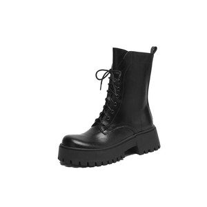 Botines de tacón grueso, modernos, versátiles y elegantes, de media caña, para otoño e invierno. - Product Image 1