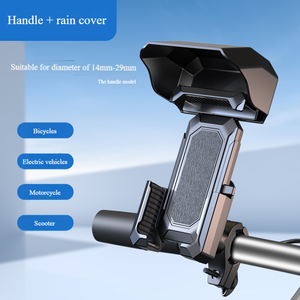 Soporte para Teléfono de Motocicleta, Impermeable, con Parasol, Soporte para Manillar, Soporte para Teléfono de Bicicleta - Product Image 5