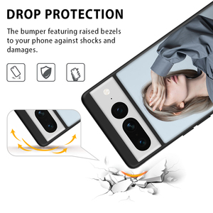 Custodia per telefono a sublimazione vuota in gomma morbida stampabile fai-da-te con foglio di alluminio per Google Pixel 7 8 Pro - Product Image 4