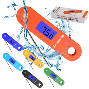 Lonnmeter Hintergrundbeleuchtetes Digitales LCD-Display BBQ Küchen-Kochthermometer für Fleisch und Lebensmittel mit 180 Grad Drehbarer Sonde, Metall, IP68 Wasserdicht - Product Image 1