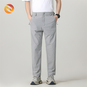 Pantalon <span class=keywords><strong>chino</strong></span> stretch coupe ajustée pour hommes pantalon uni pour fitness tenue décontractée droite pour garçons tenue de cérémonie - Product Image 5