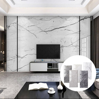 Panneau mural en marbre WPC imprimé en 3D avec motif personnalisé, écologique, ignifuge, anti-rayures, tailles personnalisées, intérieur, salle de bain, hôtel, moderne