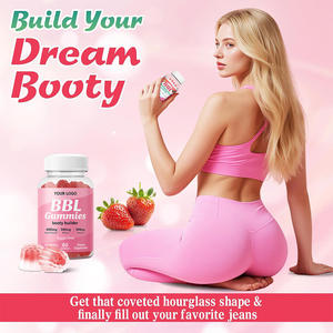 Gummies BBL à succès, complément nutritionnel sportif, extrait d'herbes 4000 mg, végétalien, gummies BBL, créatine, gummies pour développer les fesses - Product Image 3