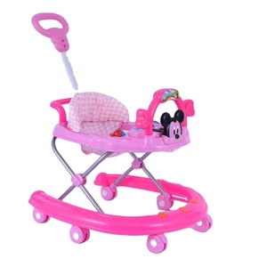 Poussettes en plastique de bande dessinée de bébé de <span class=keywords><strong>prix</strong></span> concurrentiel d'usine marcheur de <span class=keywords><strong>roue</strong></span> de bébé basé en forme de U pour le nouveau-né - Product Image 4
