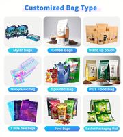 Personalizado impreso reutilizable lindo dulces Snack Gummy Candy papel de aluminio embalaje de alimentos Ziplock sellado bolsa Mylar bolsa con logotipo