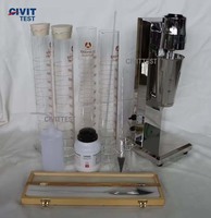 Kit d'analyse de la granulométrie des sols par la méthode de l'hydromètre, ensemble de test d'hydrométrie