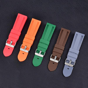 Correa <span class=keywords><strong>de</strong></span> Reloj <span class=keywords><strong>de</strong></span> Silicona Suave Forwelleny, Resistente al Agua, con Cierre <span class=keywords><strong>de</strong></span> Acero Grande, para <span class=keywords><strong>PAM</strong></span> 20mm 22mm 24mm 26mm - Product Image 3