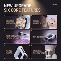 Appareil de massage multifonctionnel en forme d'anneau entièrement amélioré avec sangle de soutien dorsal réglable, accessoire de massage par contact